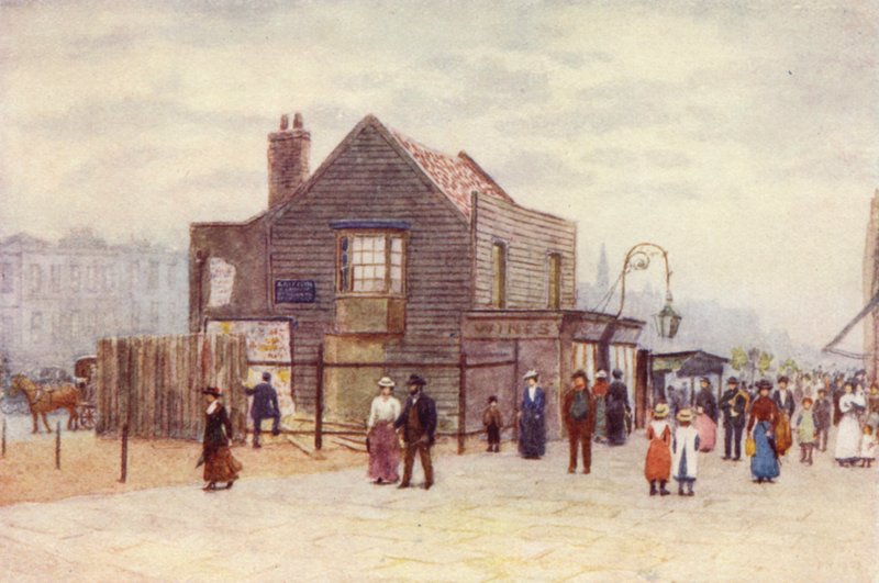 Vine Tavern, Mile End, ser mod vest, 1903 af Philip Norman