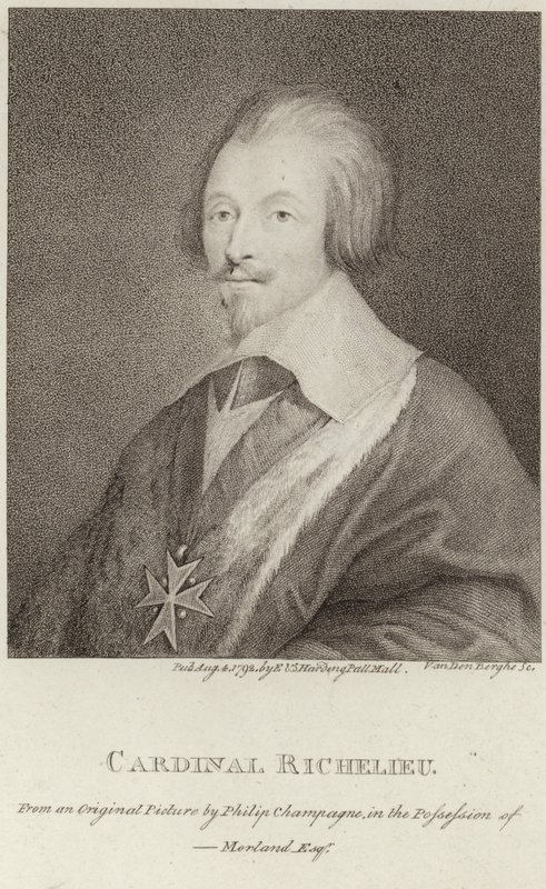 Portræt af kardinal Richelieu af Philippe de Champaigne