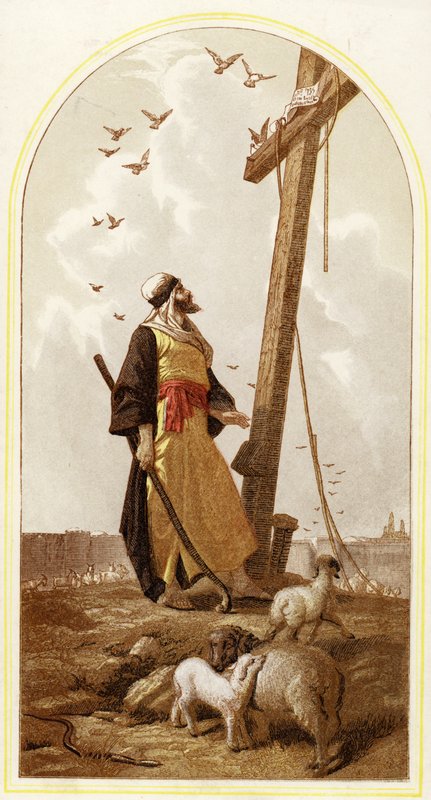 Hyrden fra Jerusalem (chromolitho) af Phillip Richard Morris