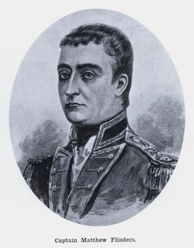 Kaptajn Matthew Flinders (s/h-foto) af Photographer Australian