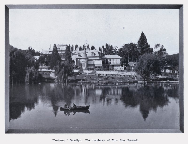 "Fortuna," Bendigo, fru George Lansells bolig (s/h-foto) af Photographer Australian