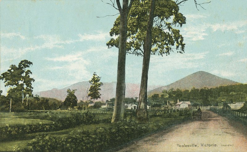 Healesville, Victoria, Australien (farvet foto) af Photographer Australian