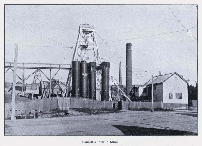 Lansells "180" mine (s/h-billede) af Photographer Australian