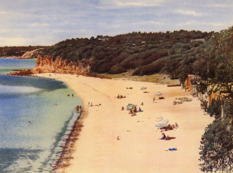 Mornington Beach (farvefoto) af Photographer Australian