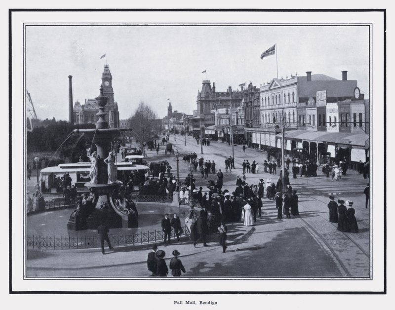 Pall Mall, Bendigo (s/h foto) af Photographer Australian