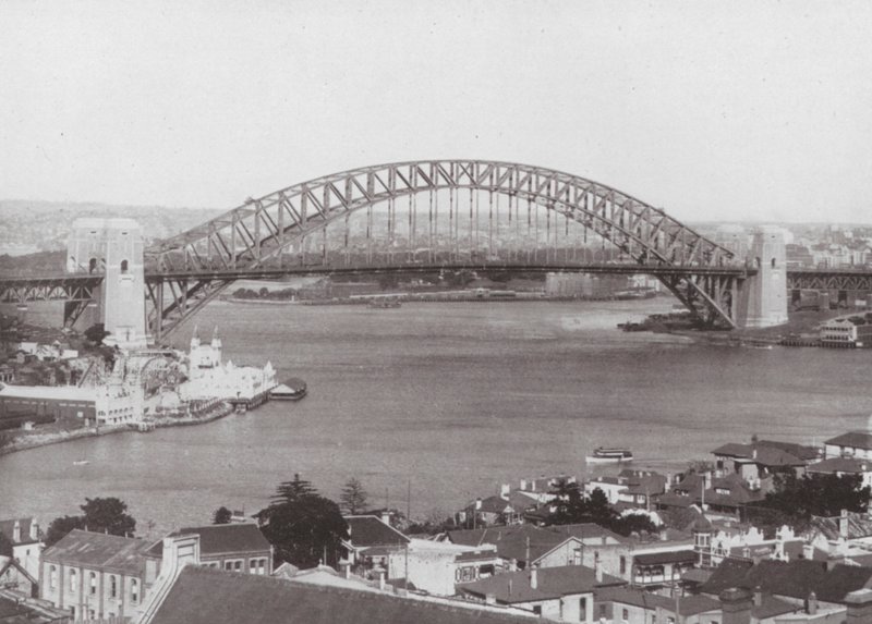 Sydney Harbour Bridge (s/h foto) af Photographer Australian