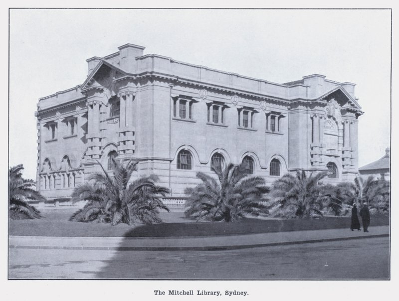 Mitchell Library, Sydney (s/h foto) af Photographer Australian
