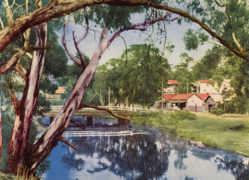 The Tranquil Stream (farvefoto) af Photographer Australian