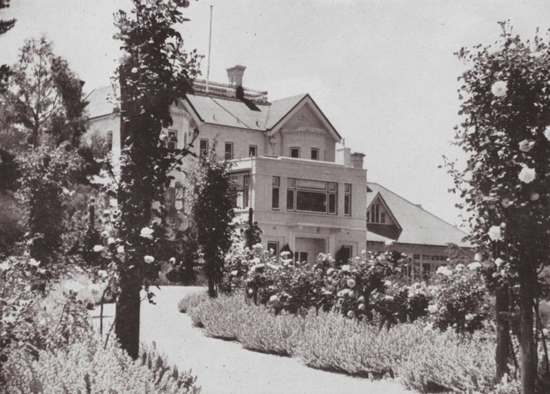"Yarralumla," generalguvernørens residens, Canberra (s/h-foto) af Photographer Australian