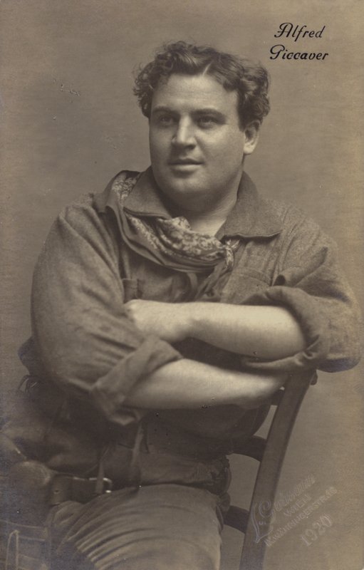 Alfred Piccaver, britisk-amerikansk operasanger (s/h foto) af Photographer Austrian