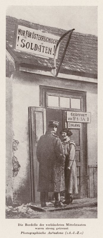 Bordel forbeholdt østrigske soldater (s/h-foto) af Photographer Austrian