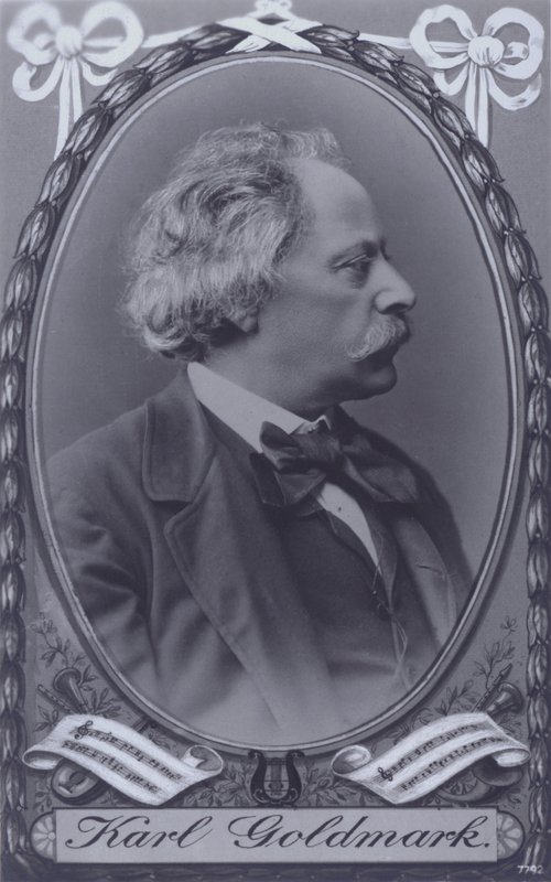 Karl Goldmark, ungarsk komponist (s/h foto) af Photographer Austrian
