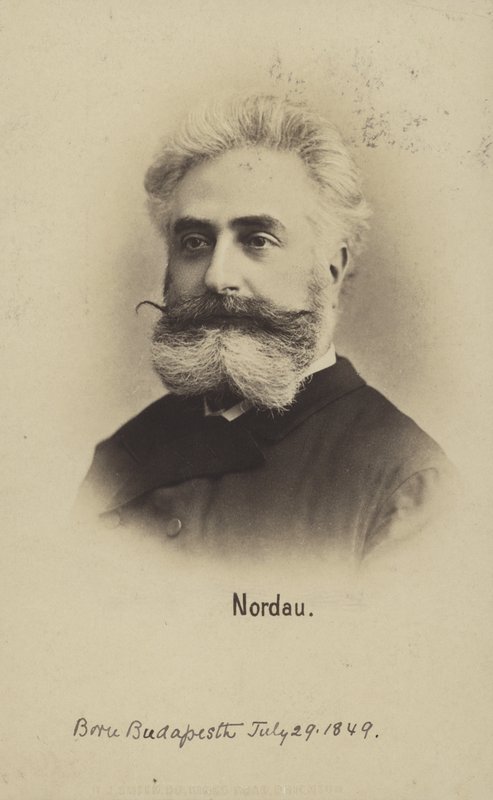 Max Nordau (1849-1923), ungarsk zionistleder og forfatter (s/h-foto) af Photographer Austrian