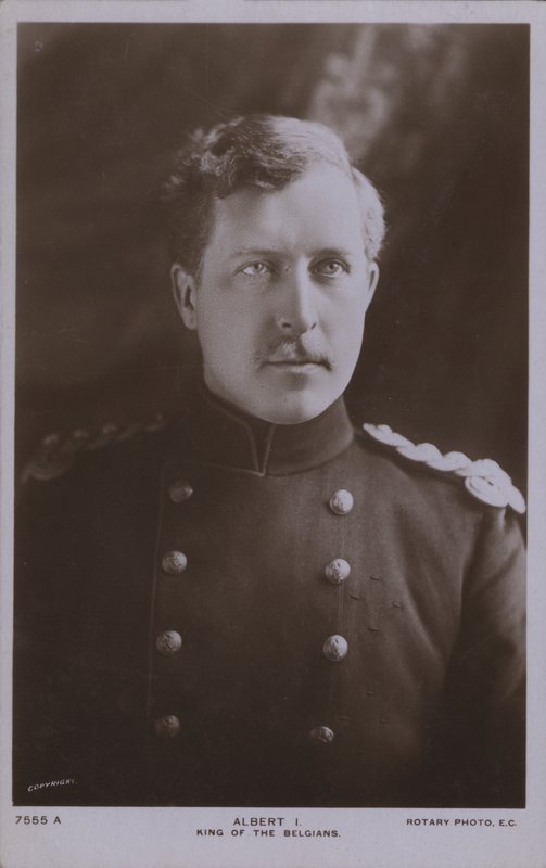 Albert I, konge af Belgien (s/h foto) af Photographer Belgian