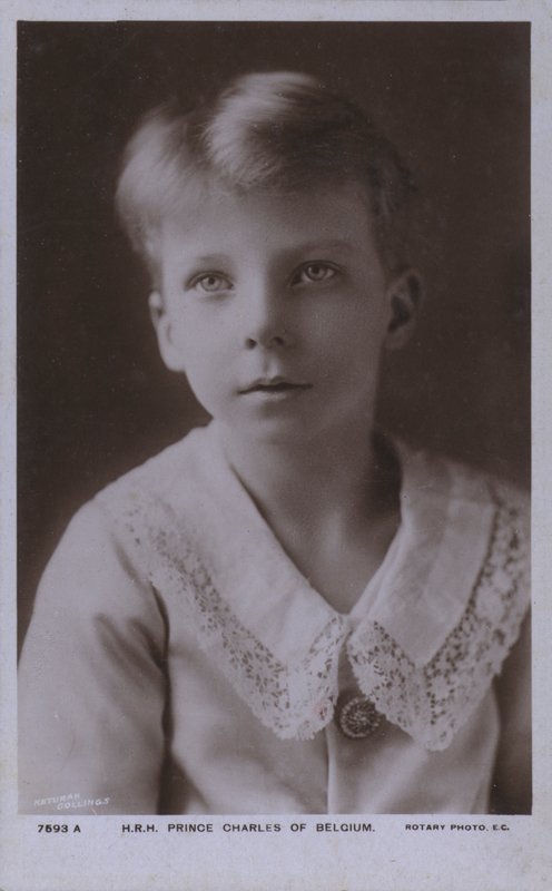 Prins Charles af Belgien, greve af Flandern (s/h-foto) af Photographer Belgian