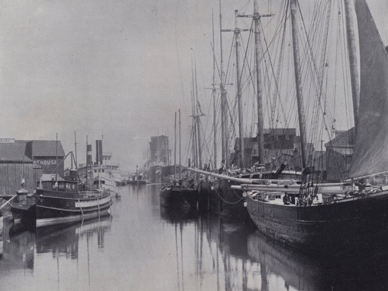 Canada: Owen Sound Harbor (s/h foto) af Photographer Canadian
