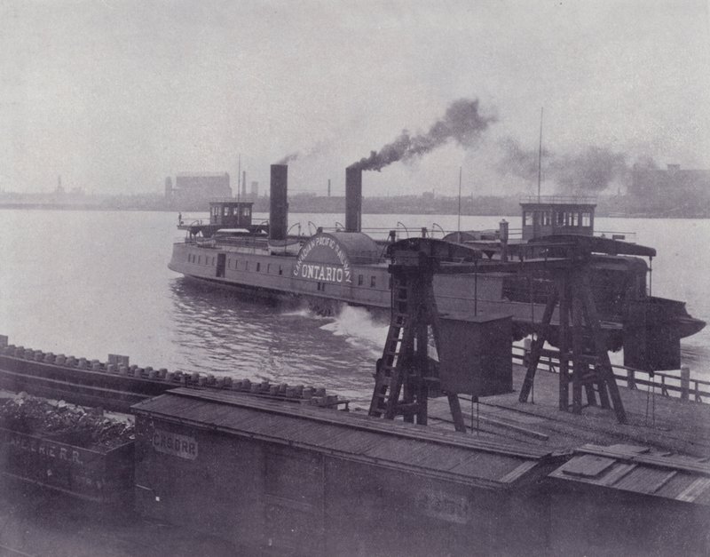 Canada: Transfer Steamer mellem Windsor og Detroit (s/h foto) af Photographer Canadian