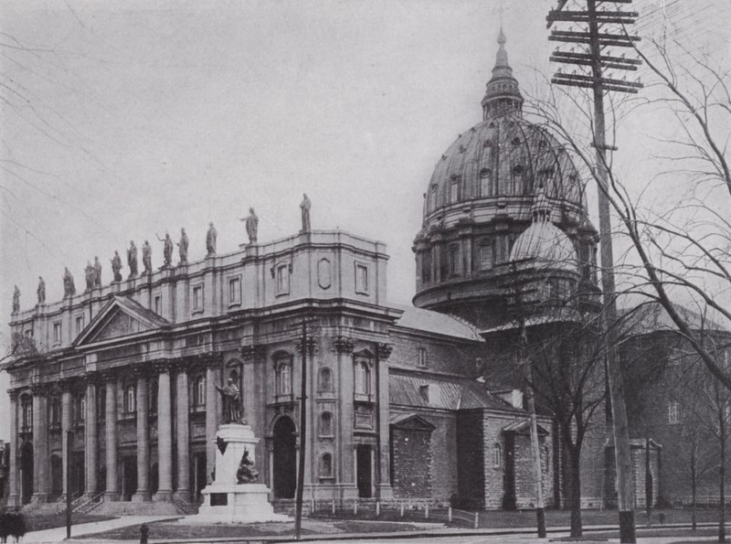 St James Cathedral, Montreal (s/h foto) af Photographer Canadian