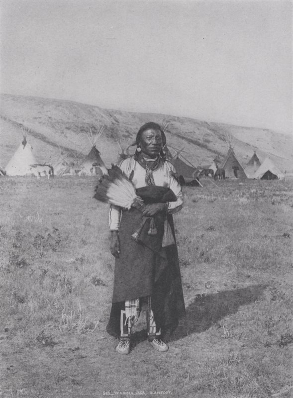 Winnipeg Jack, Blackfoot (s/h foto) af Photographer Canadian