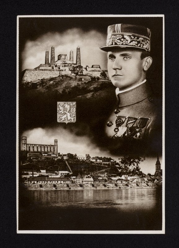 Milan Ratislav Stepanik, slovakisk soldat, der tjente som general i den franske hær i Første Verdenskrig og som krigsminister for Tjekkoslovakiet (s/h foto) af Photographer Czech