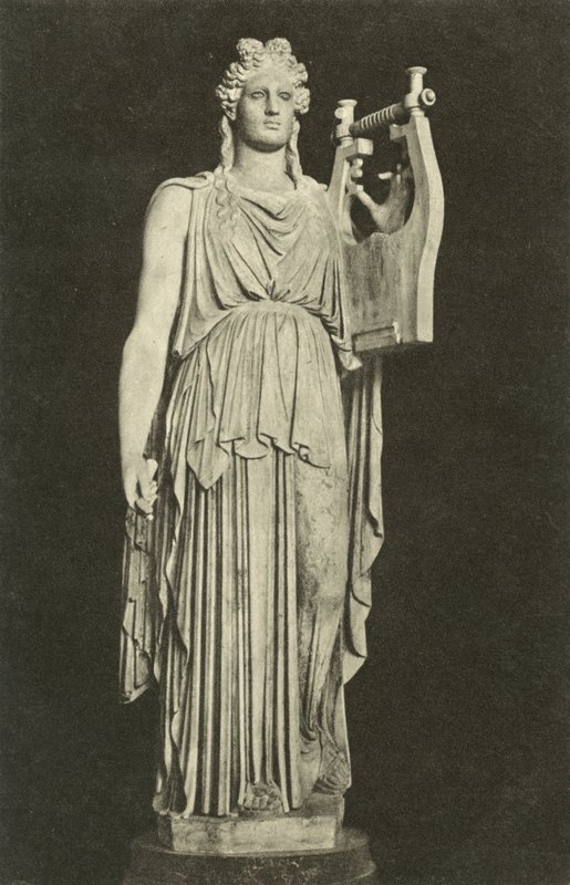 Apollo Barberini, antik romersk skulptur i samlingen af Glyptothek, München, Tyskland (s/h foto) af Photographer German