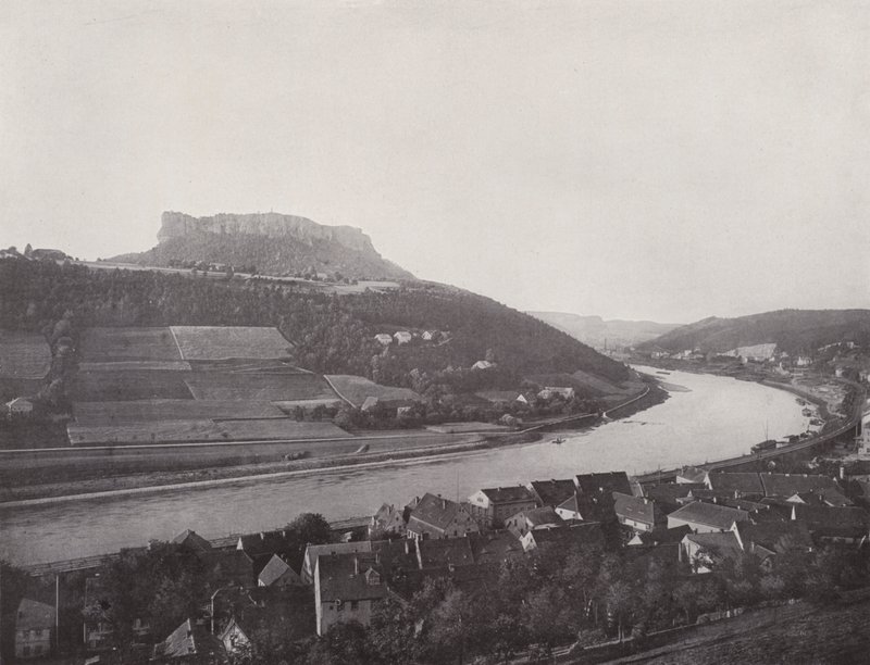 The Lilienstein (s/h foto) af Photographer German