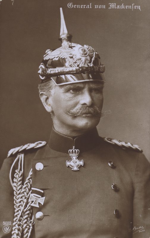 Feltmarskal August von Mackensen, tysk militærchef for Første Verdenskrig (s/h foto) af Photographer German