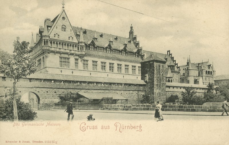 Germanisches Nationalmuseum, Nürnberg (s/h foto) af Photographer German