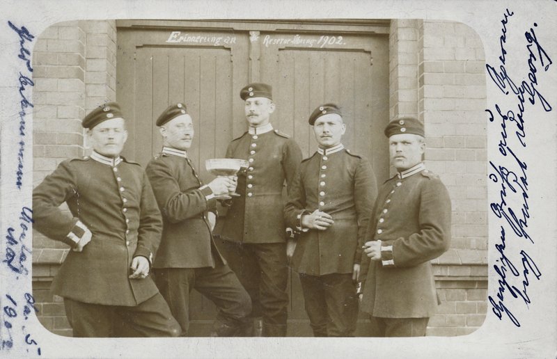 Gruppe af tyske hærsoldater af Photographer German