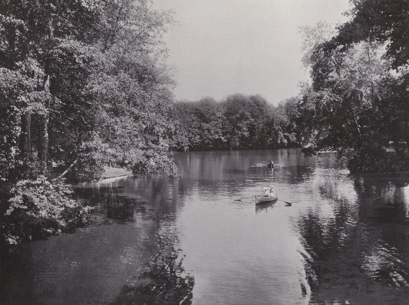 I Tiergarten, Neuer See (s/h foto) af Photographer German