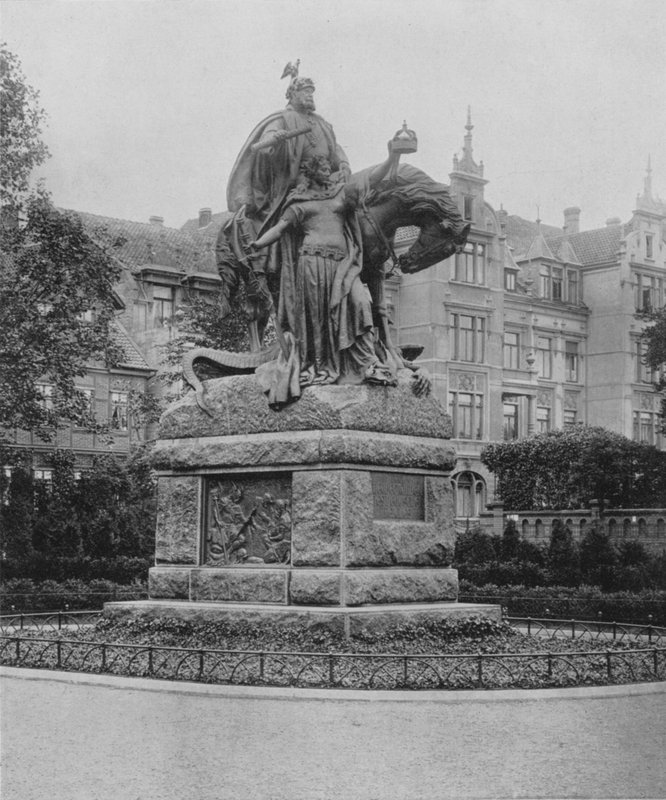 Kaiser Wilhelm Monument (s/h foto) af Photographer German