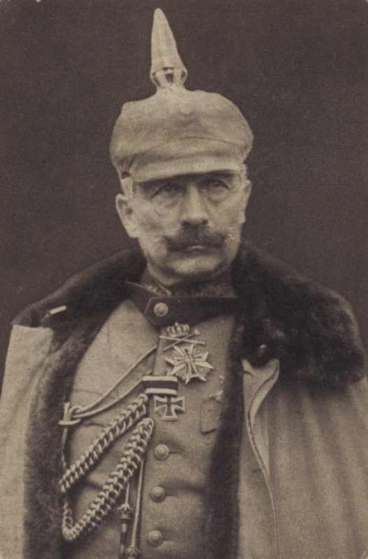 Kaiser Wilhelm II af Tyskland i militæruniform (s/h foto) af Photographer German