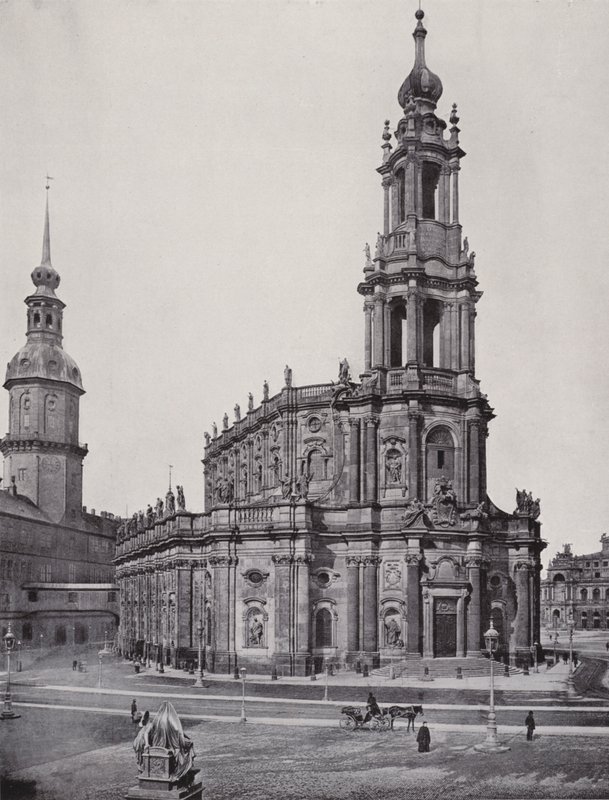 Catholic Court Church (s/h-billede) af Photographer German