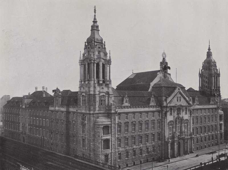 District Court i Neue Friedrich-Strasse (s/h foto) af Photographer German
