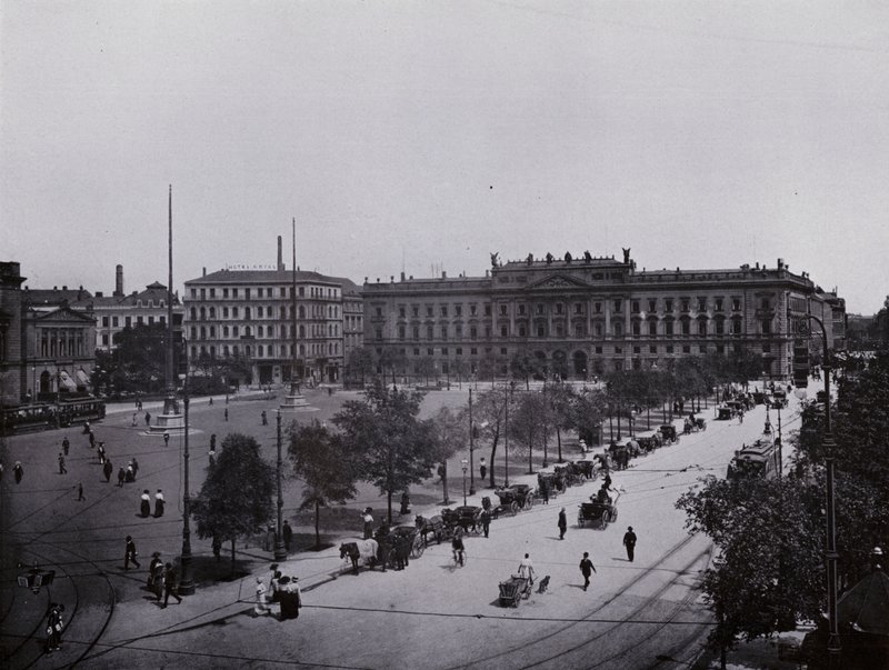 Leipzig: Augustusplatz (s/h foto) af Photographer German