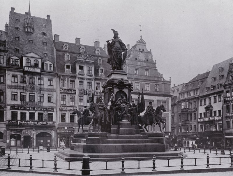 Leipzig: Sejrsmonument (s/h foto) af Photographer German