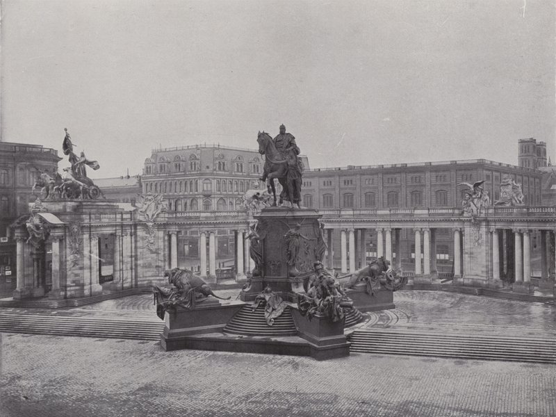 Nationaldenkmal Kaiser Wilhelm I (s/h foto) af Photographer German