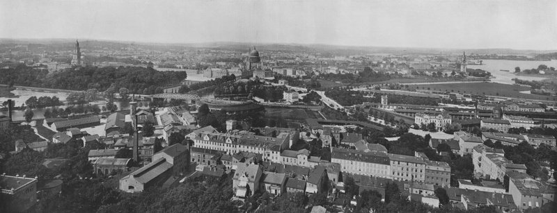 Panorama over Potsdam (s/h foto) af Photographer German