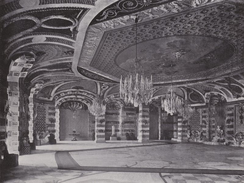 Potsdam, New Palace, Shell Hall (s/h foto) af Photographer German