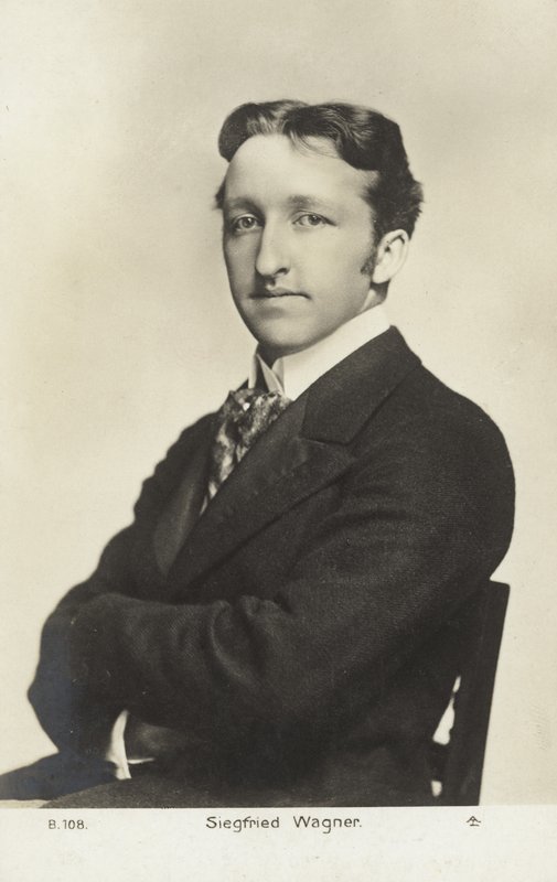Siegfried Wagner, tysk komponist og dirigent (s/h foto) af Photographer German