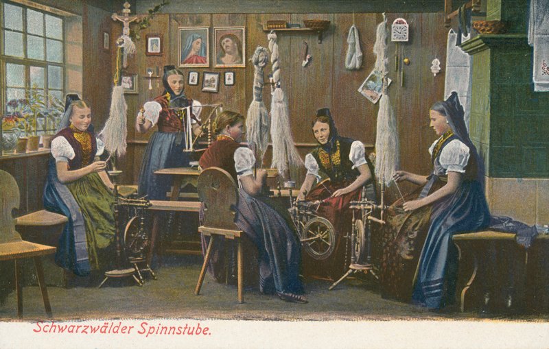 Spinnere fra Schwarzwald, Tyskland. (farvefoto) af Photographer German