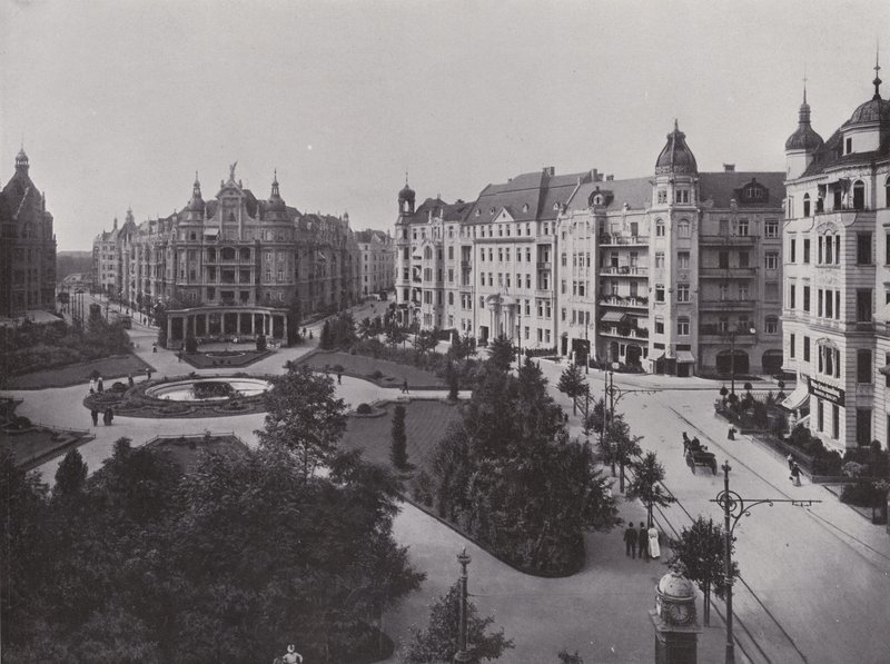 Viktoria Luise-Platz (s/h foto) af Photographer German