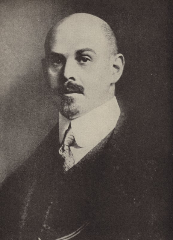 Walther Rathenau, tysk industrimand og politiker (s/h foto) af Photographer German