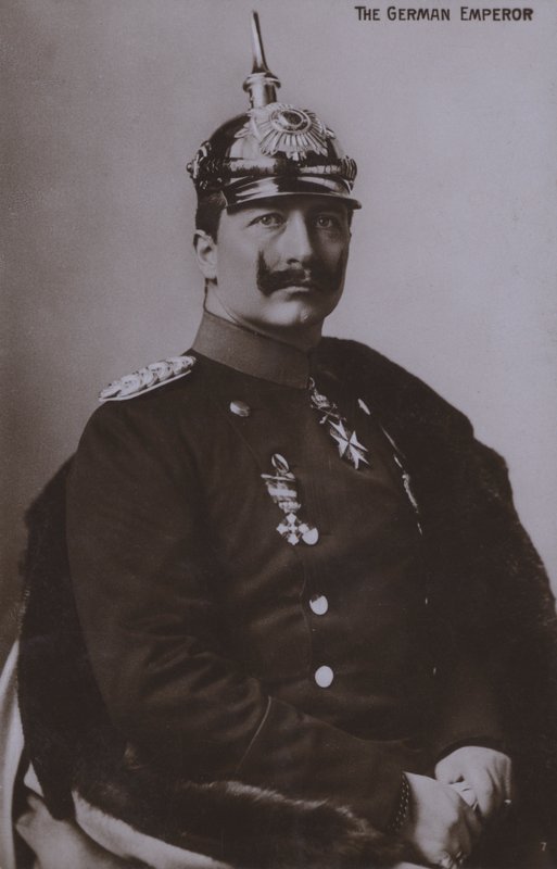 Wilhelm II, tysk kejser (s/h-foto) af Photographer German