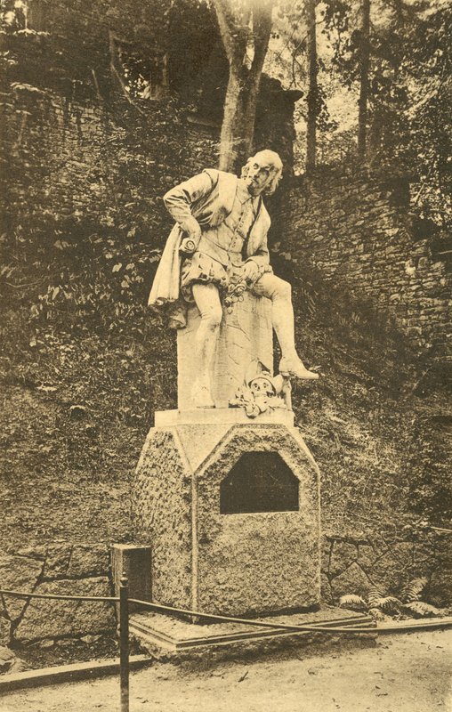 William Shakespeare Monument, Weimar (s/h foto) af Photographer German