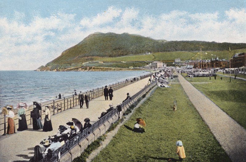 Irland: Bray Head, County Wicklow (farvet foto) af Photographer Irish
