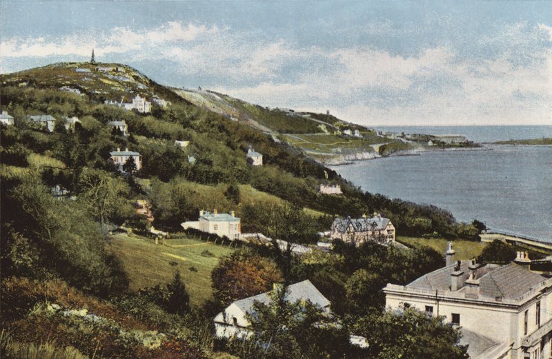 Irland: Killiney, County Dublin (farvet foto) af Photographer Irish