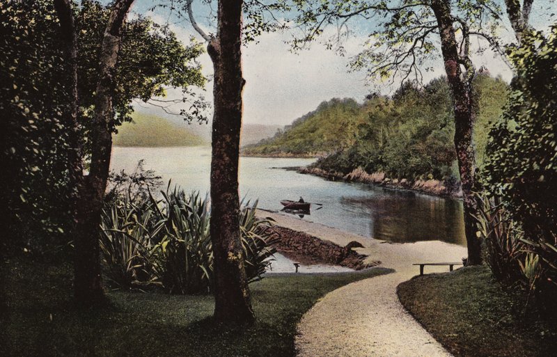 Sydirland: Garinish Island, Parknasilla, County Kerry (farvet foto) af Photographer Irish