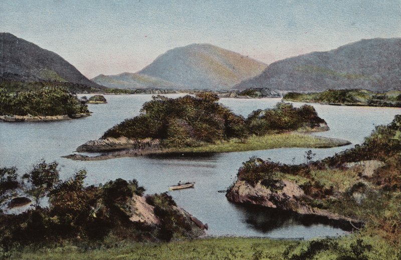 Sydirland: The Upper Lake, Killarney (farvet foto) af Photographer Irish