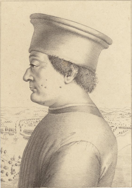 Federico da Montefeltro af Piero della Francesca